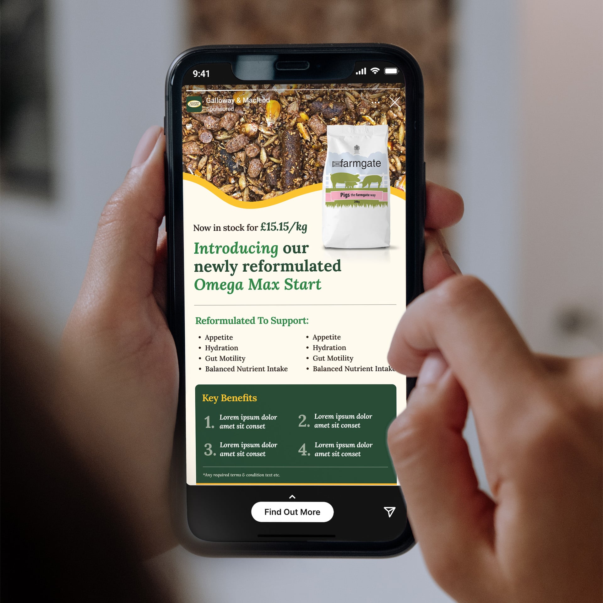 galloway and macleod website on a mobile device designed by radiator digital