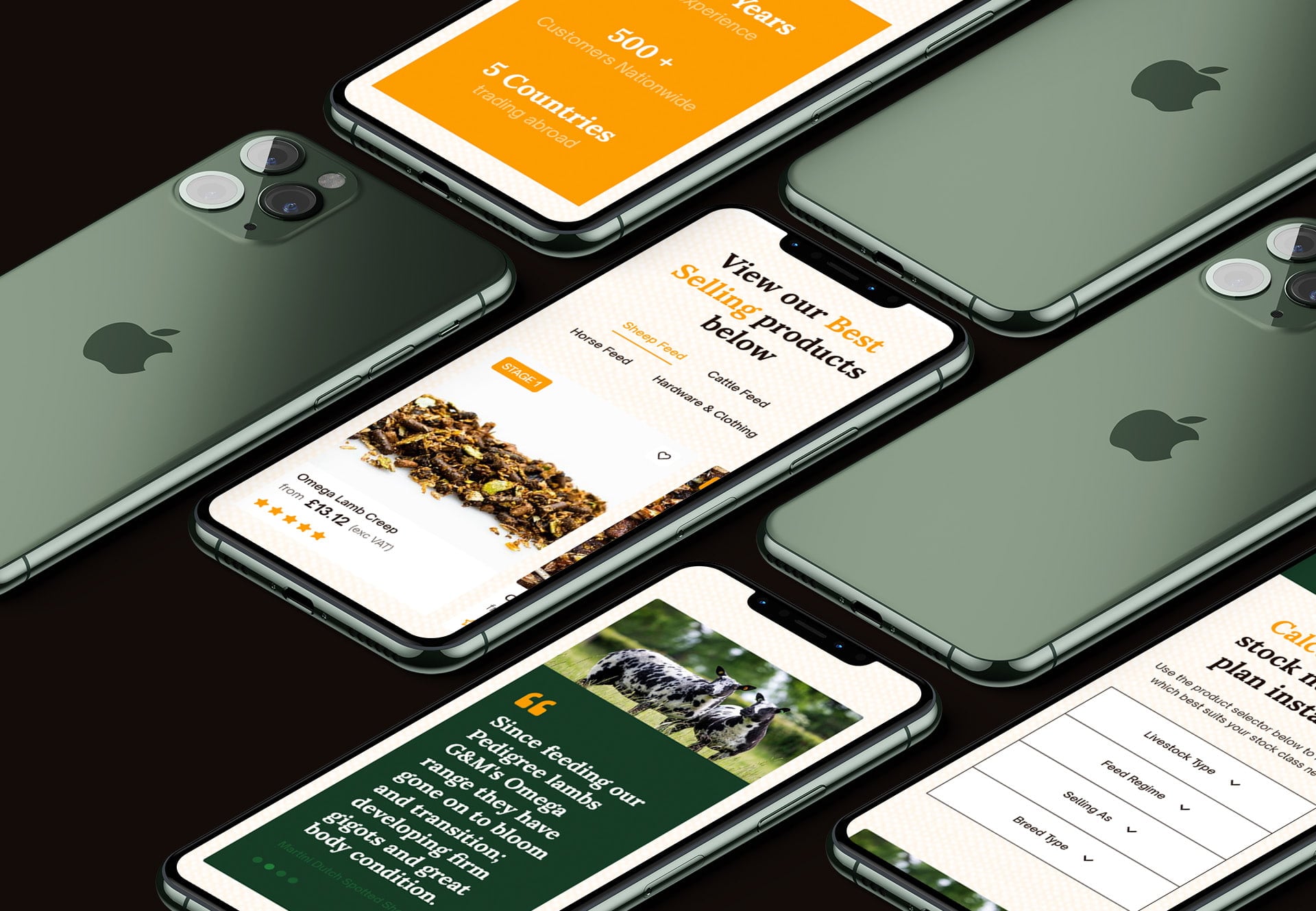 photo mock up of galloway and macleod website on phone